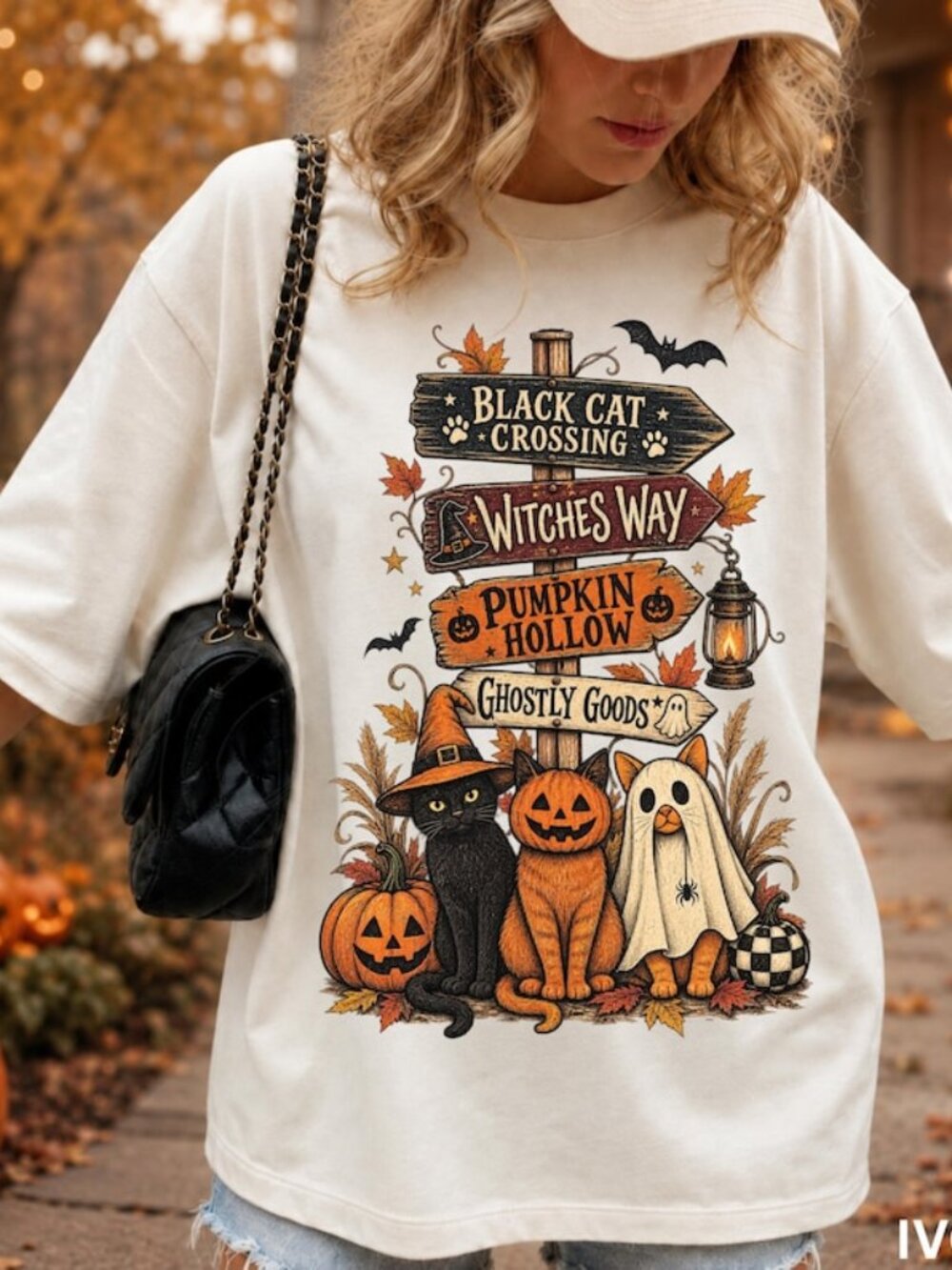 Halloween Cat Shirt Spooky Season Tee, Black Cat Pumpkin Ghost Shirt